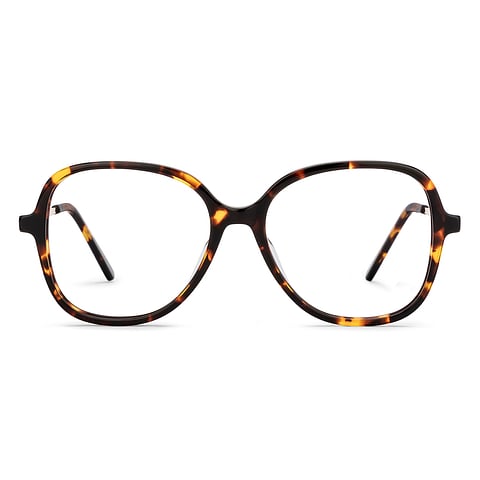 Le Petit Lunetier Tortoise Full Rim Geometric right side