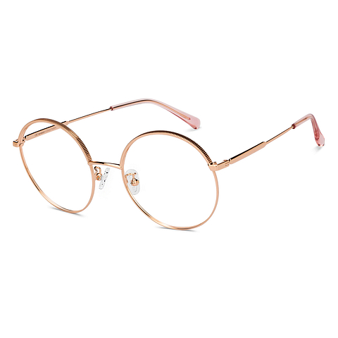 Buy Gold Transparent Full Rim Round Lenskart SG Seasonal LK