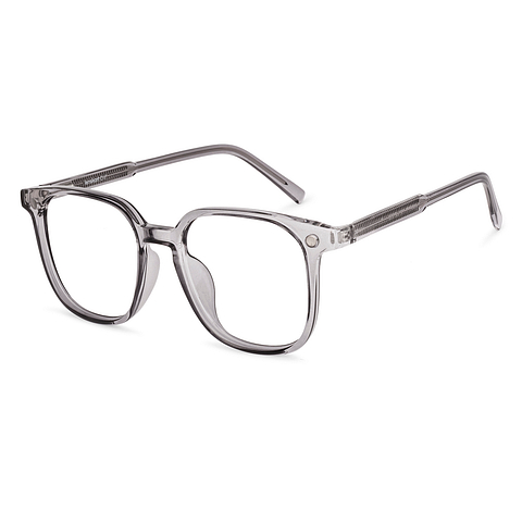 Lenskart Air Gray Transparent Full Rim Square right side