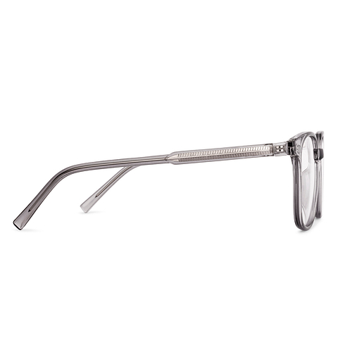 Lenskart Air Gray Transparent Full Rim Square left side