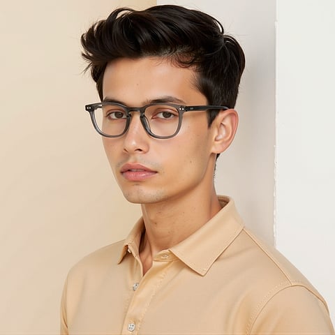 Lenskart Hustlr READERS Graphite-Ace Full Rim Square left side