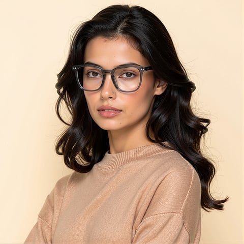 Lenskart Hustlr READERS Graphite-Ace Full Rim Square right side