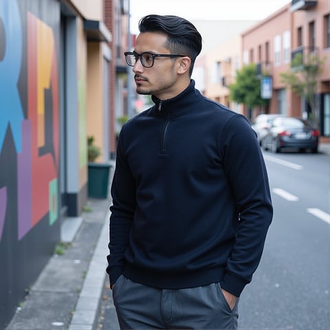 Lenskart Hustlr READERS Graphite-Ace Full Rim Square left side
