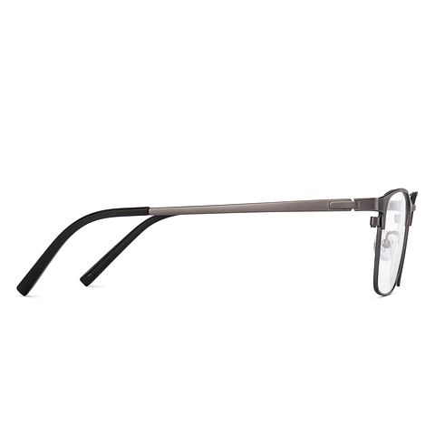 Lenskart Light Gray Full Rim Square left side