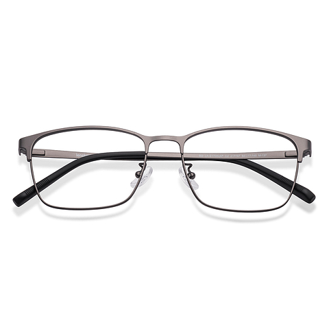 Lenskart Light Gray Full Rim Square left side