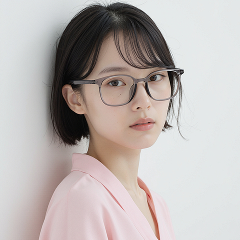 Lenskart Air Gray Full Rim Square right side