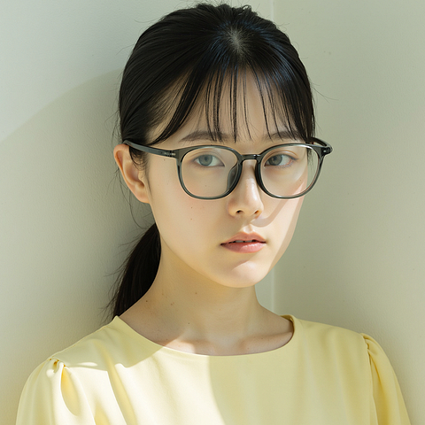 Lenskart Air Gray Full Rim Square right side