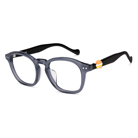 Lenskart Gray Transparent Full Rim Square left side