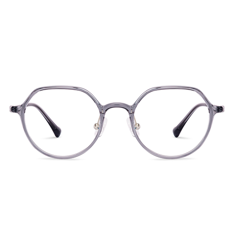 Lenskart Gray Transparent Full Rim Round right side