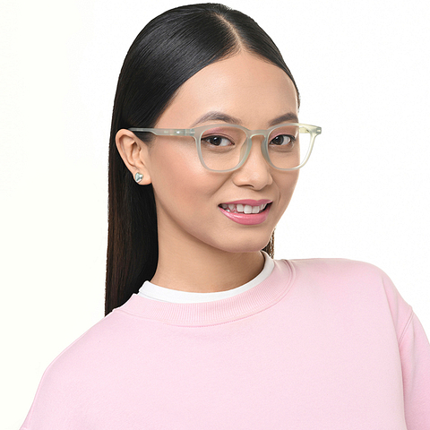 Lenskart Hustlr Green Full Rim Square left side