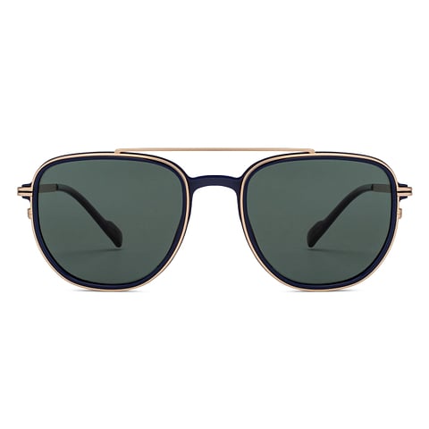 Lenskart Studio Online Gold Full Rim Aviator right side