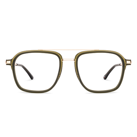 Le Petit Lunetier Green Full Rim Square right side Le Petit Lunetier Green Full Rim Square right side