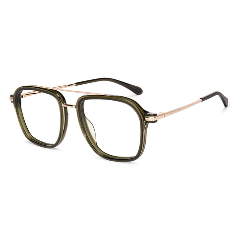 Le Petit Lunetier Green Full Rim Square right side Le Petit Lunetier Green Full Rim Square right side