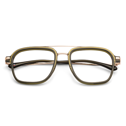 Le Petit Lunetier Green Full Rim Square left side Le Petit Lunetier Green Full Rim Square left side