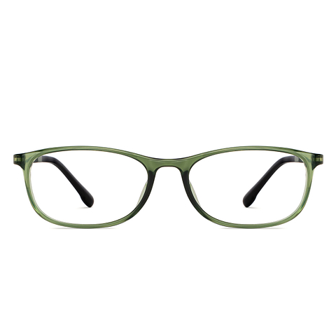 Lenskart Air Online Green Transparent Full Rim Rectangle left side