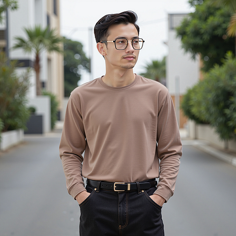 Lenskart Air Black Full Rim Geometric right side