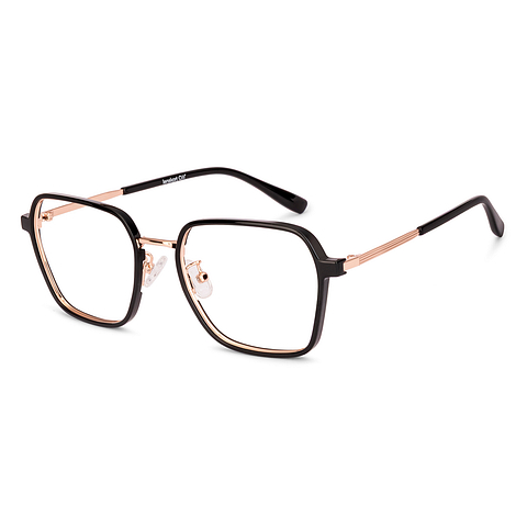 Lenskart Air Black Full Rim Geometric left side
