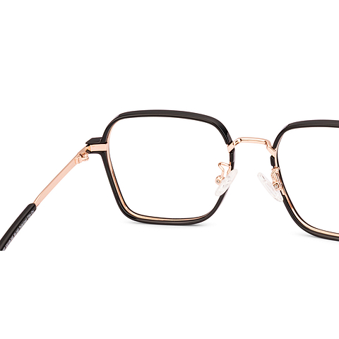 Lenskart Air Black Full Rim Geometric left side