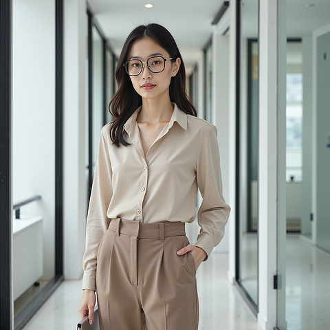 Lenskart Air Black Full Rim Geometric left side