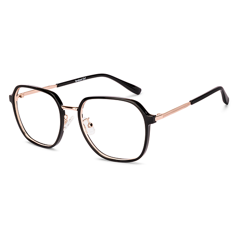 Lenskart Air Black Full Rim Geometric left side