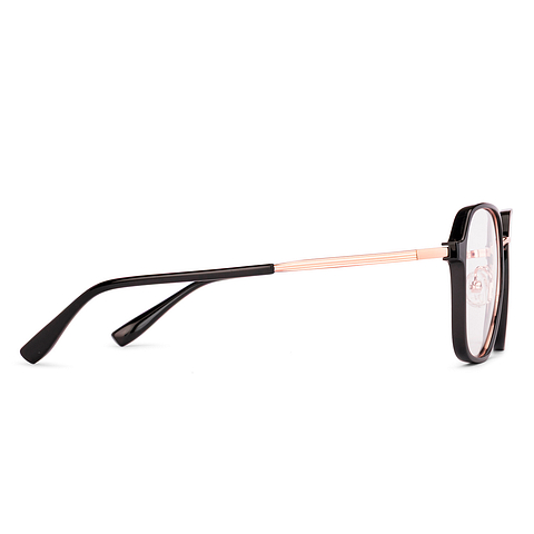 Lenskart Air Black Full Rim Geometric left side