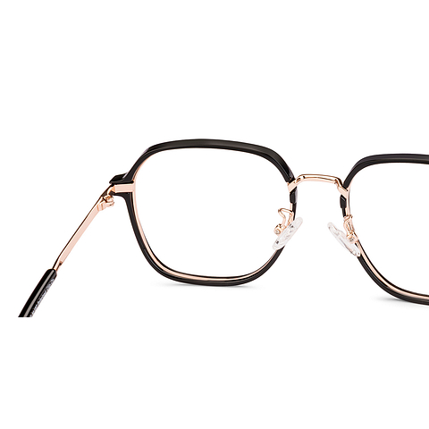 Lenskart Air Black Full Rim Geometric left side