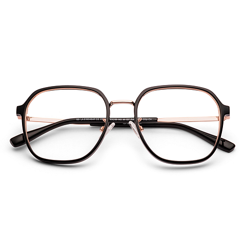 Lenskart Air Black Full Rim Geometric right side