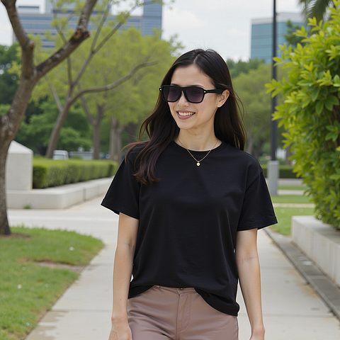 Lenskart STUDIO Black Full Rim Geometric right side