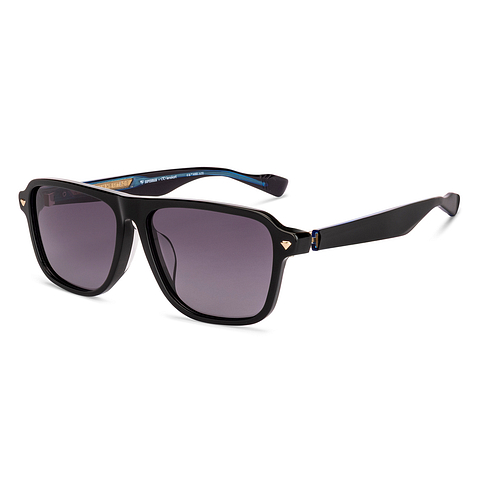 Lenskart STUDIO Black Full Rim Geometric left side