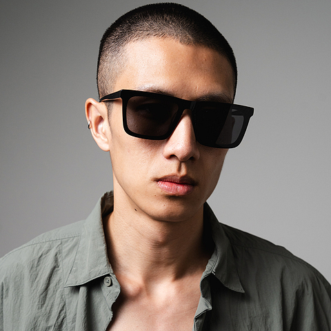 Lenskart Black Full Rim Square left side