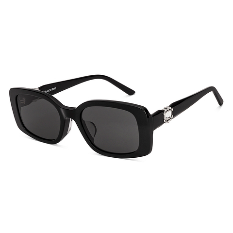 Lenskart STUDIO Black Full Rim Rectangle left side