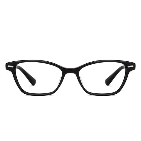 Lenskart STUDIO Black Full Rim Cat Eye right side