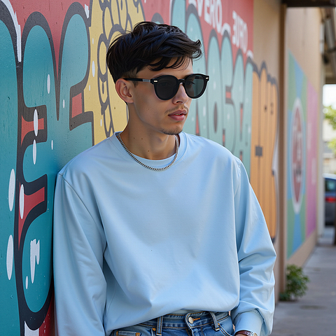 Lenskart STUDIO Black Full Rim Round right side