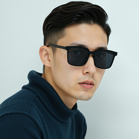 Lenskart Air Black Full Rim Square right side