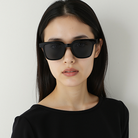 Lenskart Air Black Full Rim Square left side