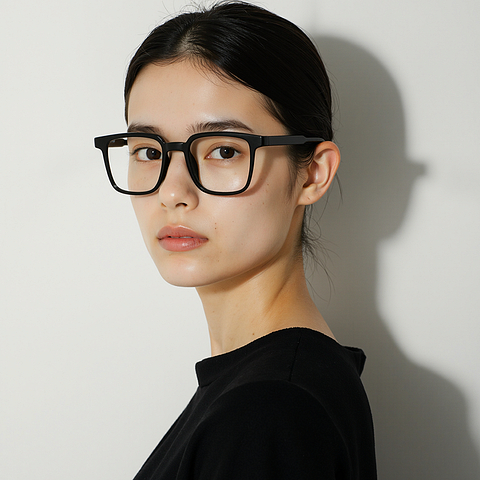 Lenskart Air Black Full Rim Square left side