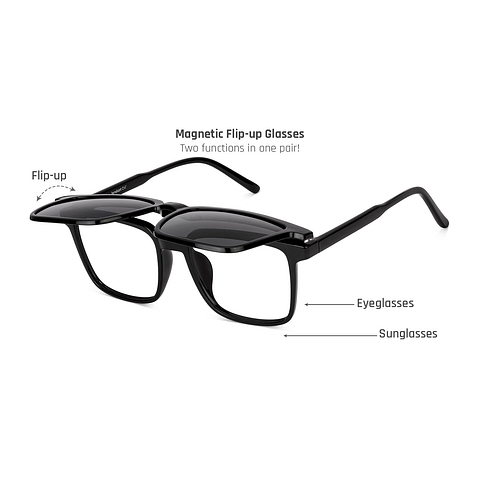 Lenskart Air Black Full Rim Square left side