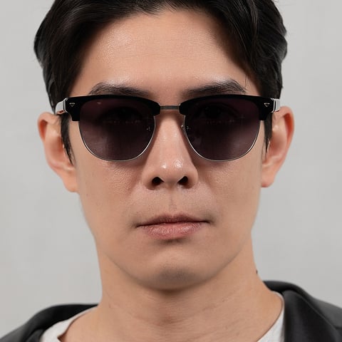 Lenskart STUDIO Black Full Rim Square left side