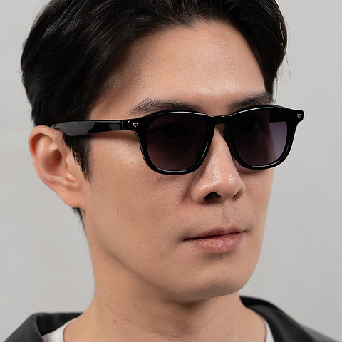 Lenskart STUDIO Black Full Rim Square left side