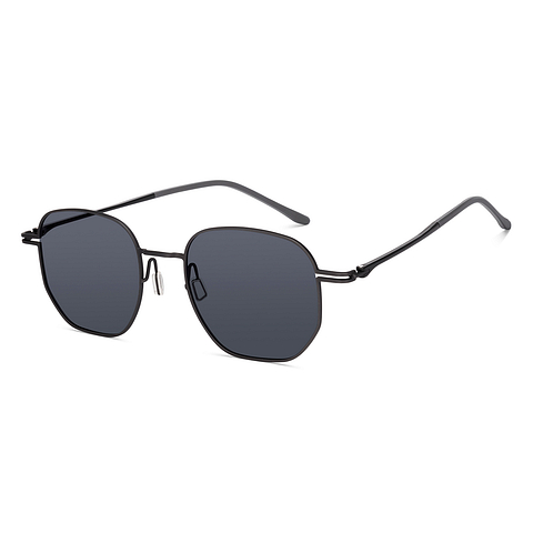 Lenskart STUDIO Light Gray Full Rim Geometric right side