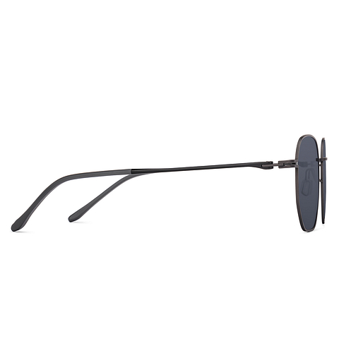 Lenskart STUDIO Light Gray Full Rim Geometric left side