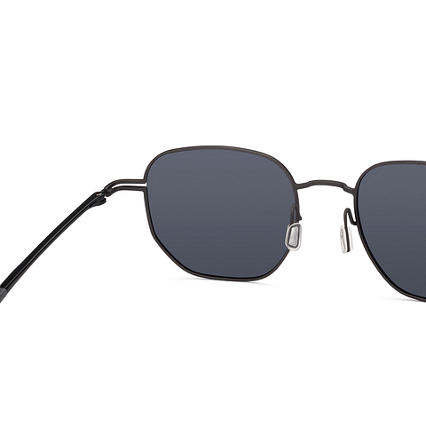 Lenskart STUDIO Light Gray Full Rim Geometric right side
