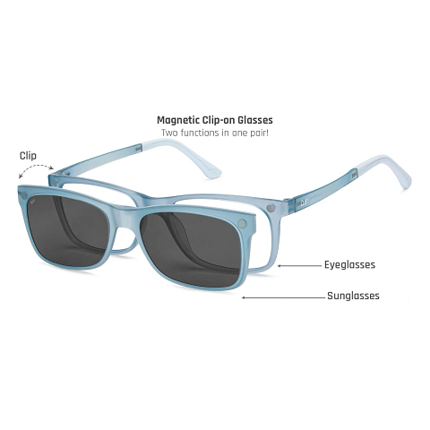 Lenskart Air Online Sky Blue Full Rim Rectangle left side Lenskart Air Online Sky Blue Full Rim Rectangle left side