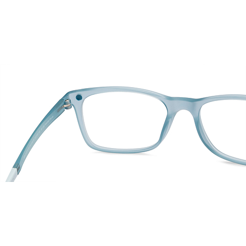 Lenskart Air Online Sky Blue Full Rim Rectangle left side Lenskart Air Online Sky Blue Full Rim Rectangle left side