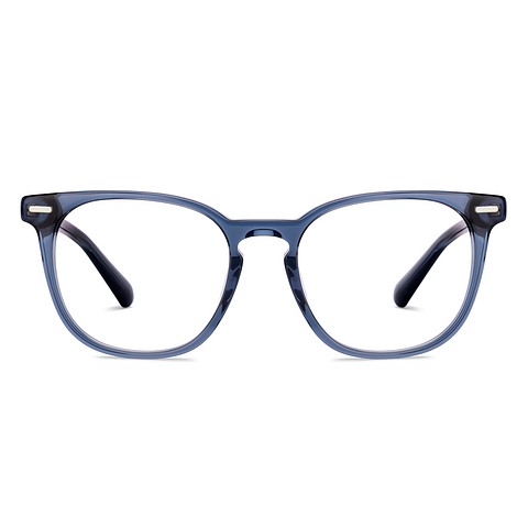 Lenskart STUDIO Blue Transparent Full Rim Square right side
