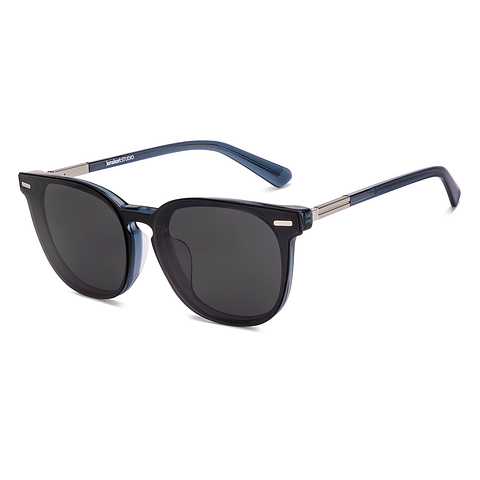 Lenskart STUDIO Blue Transparent Full Rim Square right side