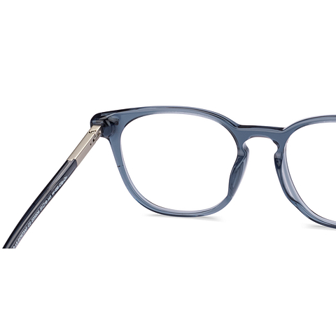 Lenskart STUDIO Blue Transparent Full Rim Square right side
