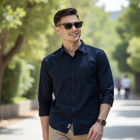 Lenskart Brown Transparent Full Rim Square left side