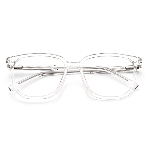 Lenskart Air Crystal Transparent Full Rim Square right side