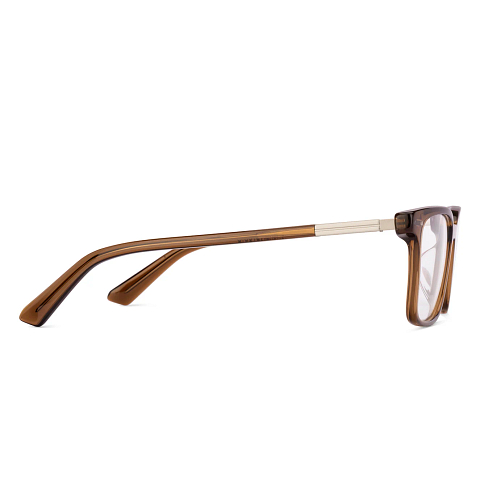 Lenskart STUDIO Dark Brown Full Rim Rectangle left side